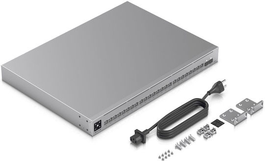 Ubiquiti Pro Max 24 PoE Managed L2 / L3 PoE++ Switch with 24 Ethernet Ports and 10 SFP Ports
