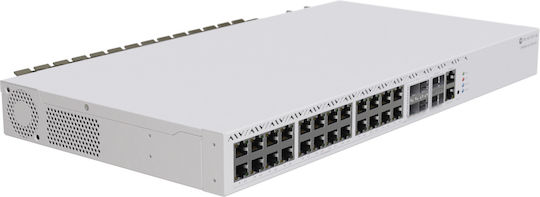 MikroTik CRS326-4C+20G+2Q+RM Managed L2 Switch with 24 Ethernet Ports and 4 SFP Ports