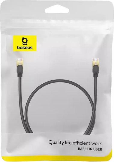 Baseus Cat.8 (40Gbps) Καλώδιο Δικτύου Ethernet 0.5m Μαύρο