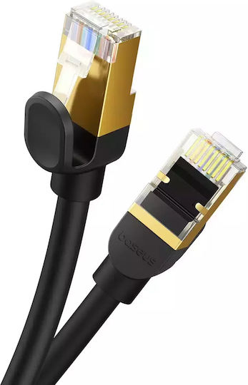 Baseus Cat.8 (40Gbps) Καλώδιο Δικτύου Ethernet 0.5m Μαύρο