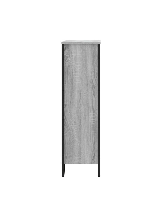 Βιβλιοθήκη Γκρι Sonoma 80x31x106εκ.