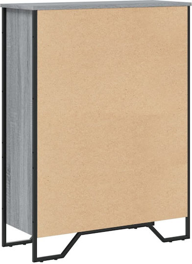 Bibliothek Grau Sonoma 80x31x106cm