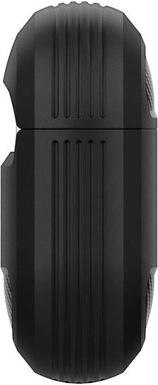 Spigen Rugged Armor Case Silicone with Hook Matte Black for Apple AirPods 3