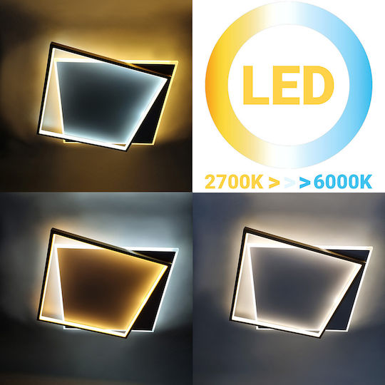 Globobox Plafonieră de Tavan 50buc Aurie cu LED Integrat