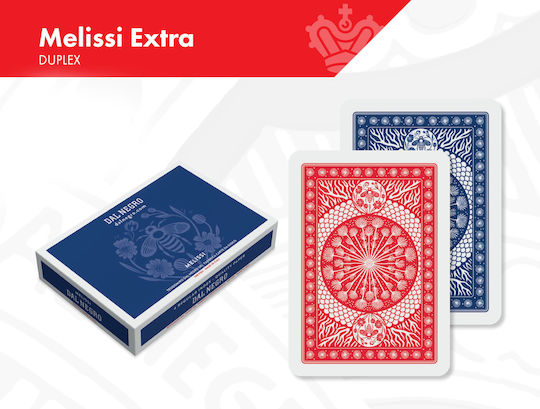 Dal Negro Melissi Set 2 Τράπουλες Πλαστικοποιημένες Regular