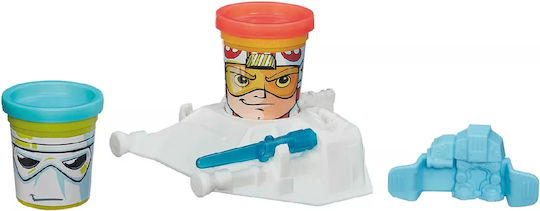 Hasbro Play-Doh Пластелин - Игра за 3+ Години, 2бр Star Wars Can-Heads - Luke Skywalker & Snowtrooper