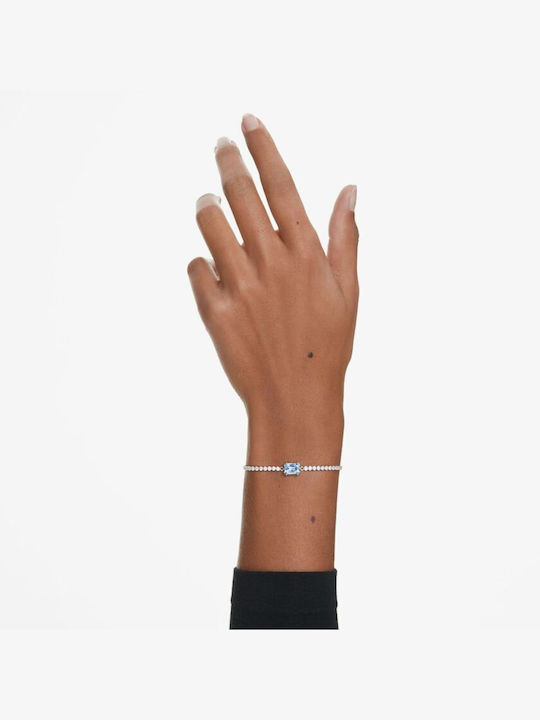 Swarovski Matrix Дамска Гривна Ривиера от Сребро 24см