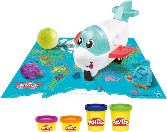 Hasbro Play-Doh Plasticine Game Airplane Explorer For 3+ Years 4pcs