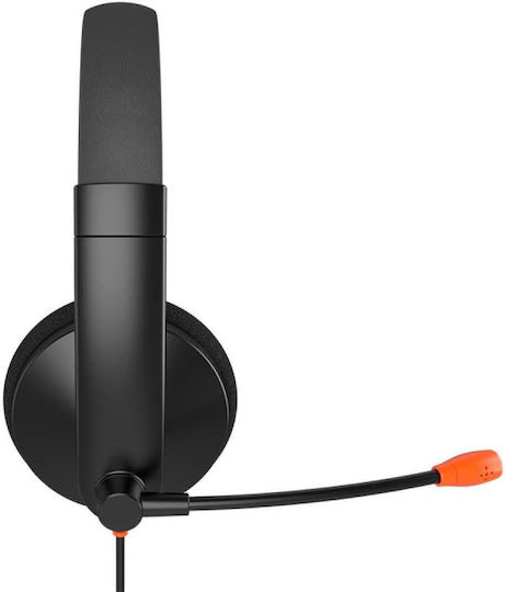 Meetion HP002U On Ear Multimedia Ακουστικά με μικρόφωνο και σύνδεση USB-A