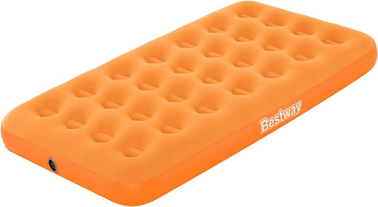 Bestway Inflatable Sleeping Mattress Children's Single with Built-in Pump 158x89x18εκ. Orange