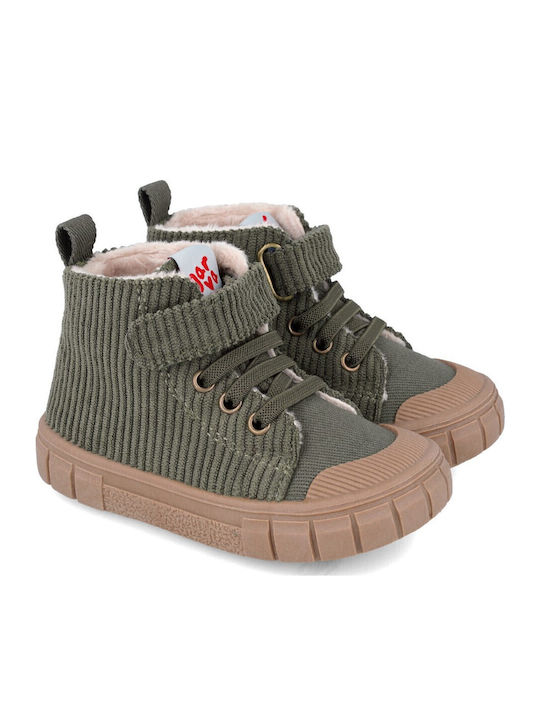 Garvalin Παιδικά Sneakers High Χακί