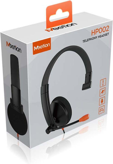 Meetion HP002 On Ear Multimedia Ακουστικά με μικρόφωνο και σύνδεση 3.5mm Jack