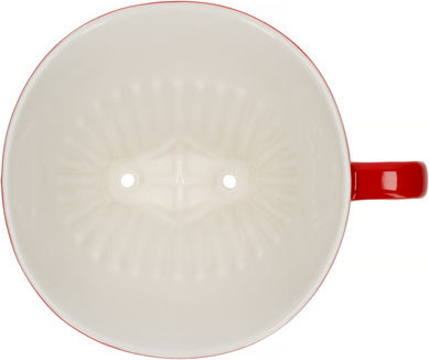 Melitta Porcelain Coffee Dripper 1x4 Red