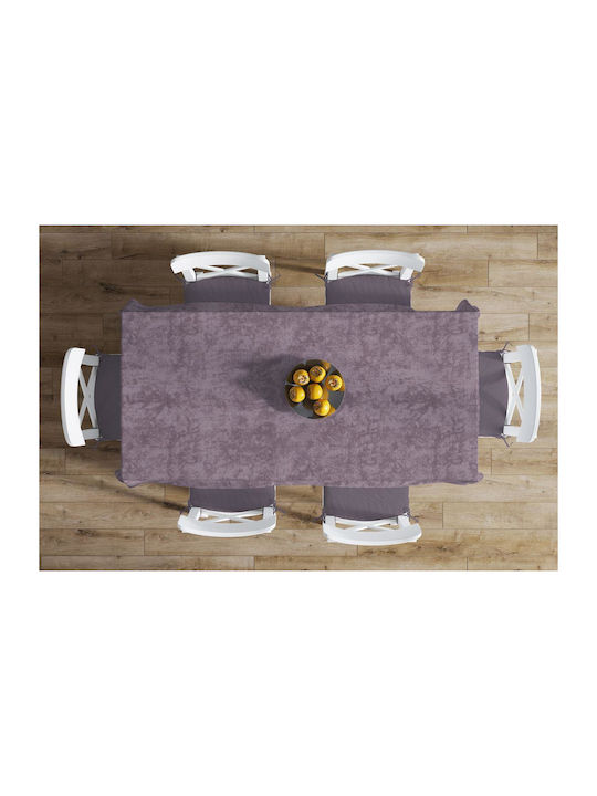 Dimcol Tischtuch Fleckabweisend Elektrische Gitarren 2Stück Panama Shadow Shadow Dark Lila 140x220cm