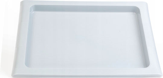 Kadax Пластмасов Поднос за сервиране с Дръжки в Сив Цвят 40x28см 32994 1бр