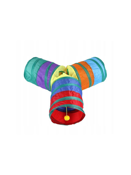 Interaktiver Tunnel für kleine Tiere Zola Polyester 80x55 cm Mehrfarbig