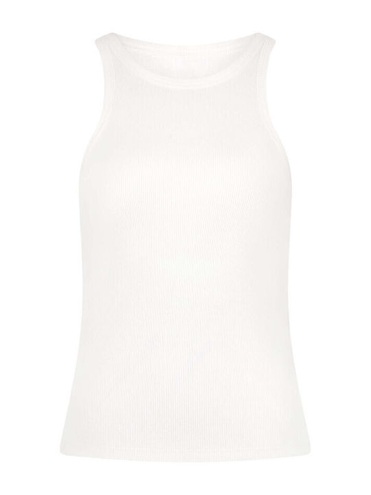 Damen Bluse Ärmellos Snow White