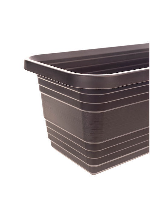 Kadax Balcony Box Planter 60cm Mocha Flower Box