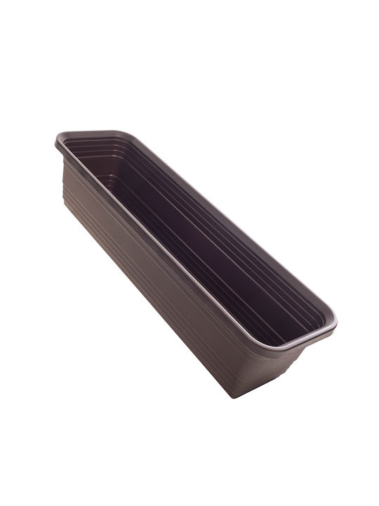 Kadax Balcony Box Planter 60cm Mocha Flower Box