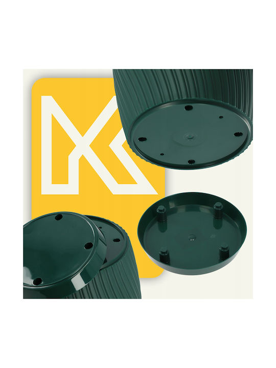 Kadax Pot Saucer 23cm Plastic Green
