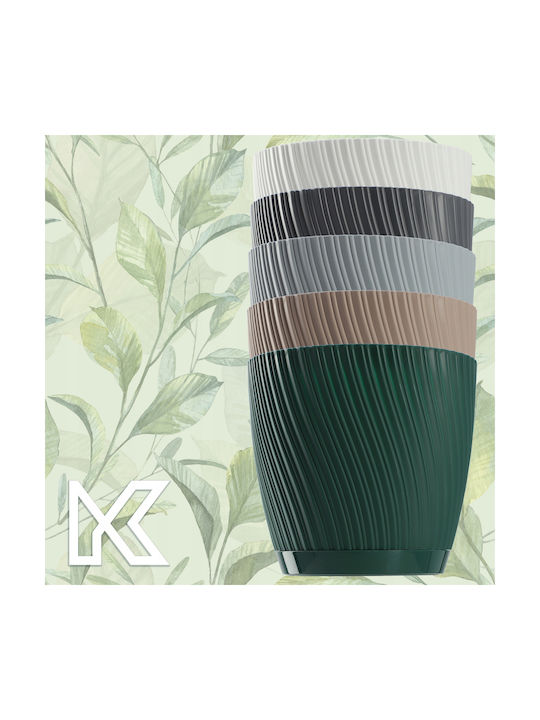 Kadax Pot Saucer 23cm Plastic Gray