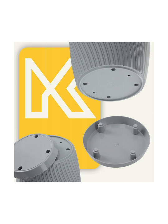 Kadax Pot Saucer 23cm Plastic Gray