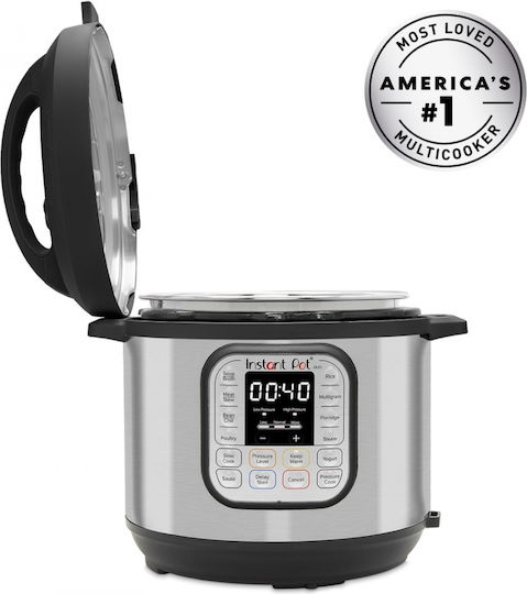 Instant Pot Instant Pot Duo Мултикукър 1200W с Капацитет 7.6лт Сребрист