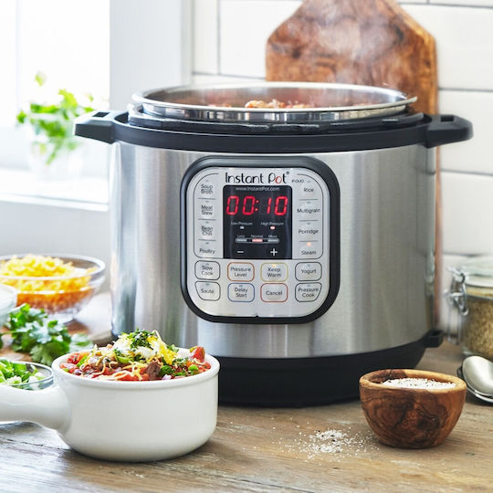 Instant Pot Instant Pot Duo Мултикукър 1200W с Капацитет 7.6лт Сребрист