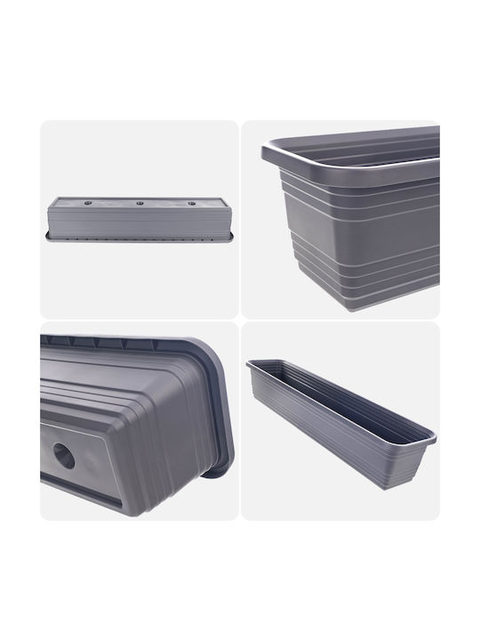 Jardinieră pentru Balcon Kadax 80cm Antracit Cutie pentru Flori