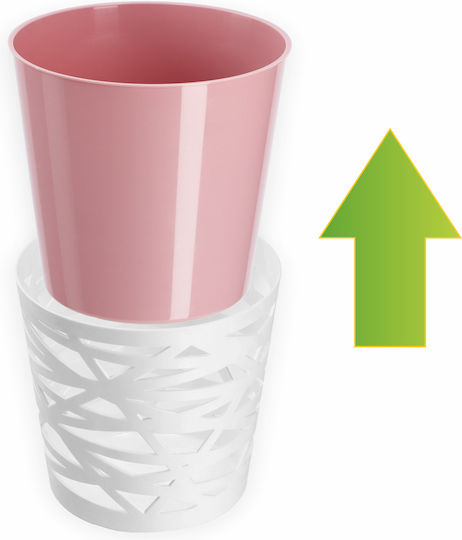 Ghiveci de Flori Kadax, Inserție din Plastic pentru Plante, 15 cm, Roz