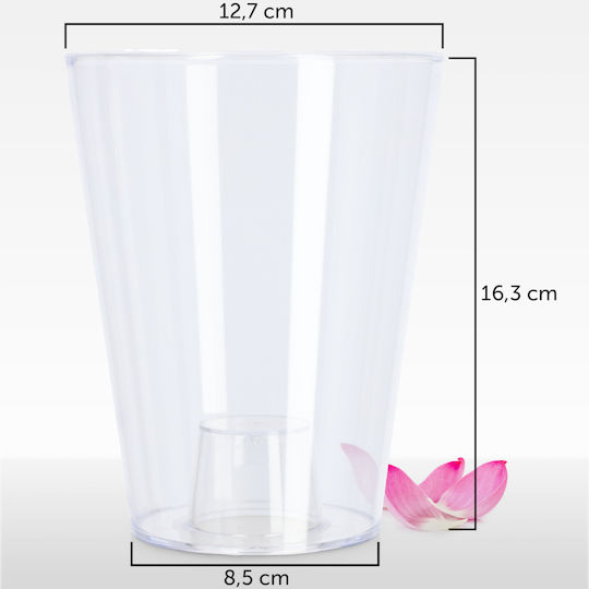 Kadax Orchid Pot Cover Transparent 12cm