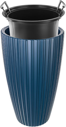 Kadax Flower Pot 30cm Planter Insert Plastic Navy Blue
