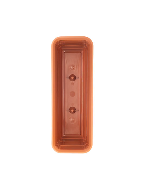 Kadax Balcony Box Planter Pot 50cm Brick Flower Box
