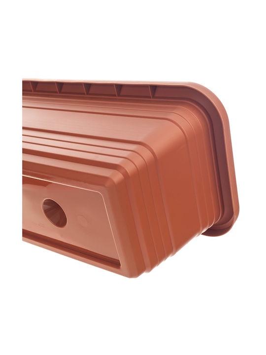 Kadax Balcony Box Planter Pot 50cm Brick Flower Box