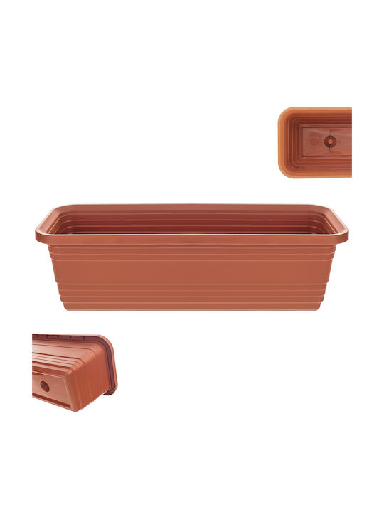 Kadax Balcony Box Planter Pot 50cm Brick Flower Box