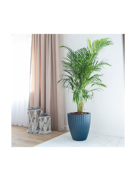 Kadax Flower Pot 40cm Plastic Blue Planter Insert