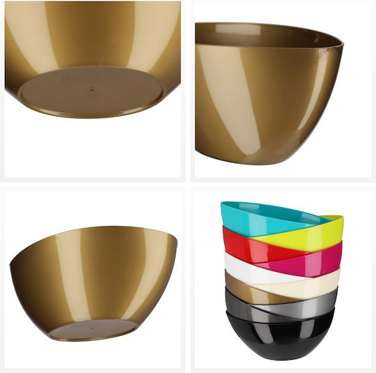 Kadax Glossy Gold Flower Pot 21cm Pot Flowers