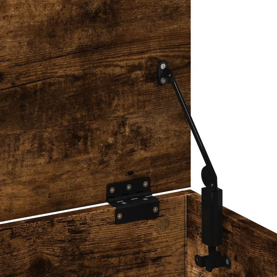 vidaXL Wooden Decorative Trunk Brown 102x35x35cm