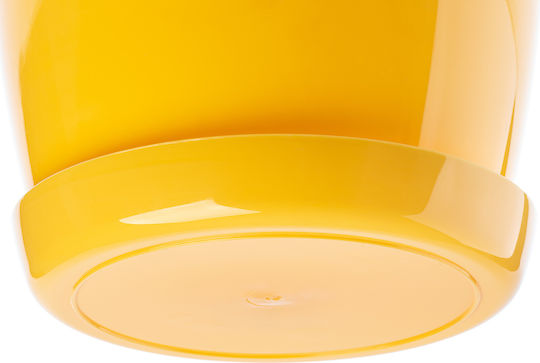 Kadax Flower Pot Cover Yellow 16cm