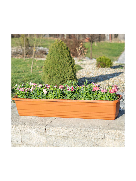 Kadax Balcony Box Planter 60cm Brick Flower Box