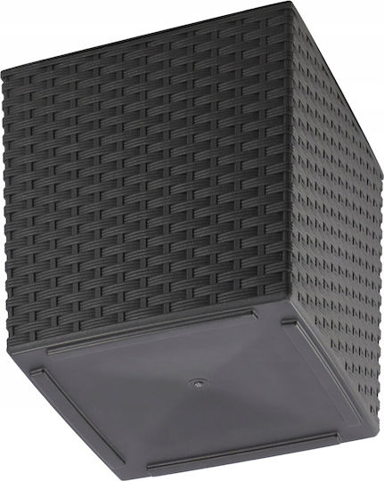 Kadax Flower Pot Cover Insert Graphite 25cm