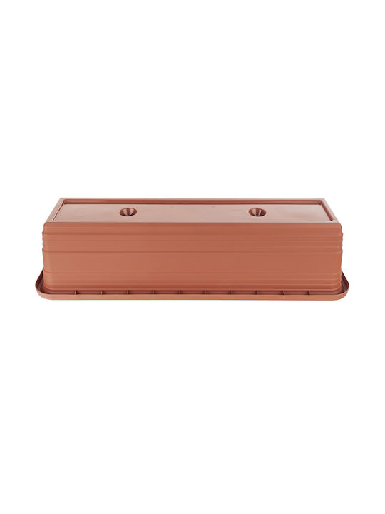 Kadax Balcony Box Planter 60cm Brick Flower Box
