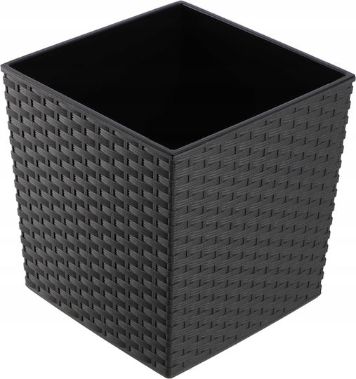 Kadax Flower Pot Cover Insert Graphite 25cm