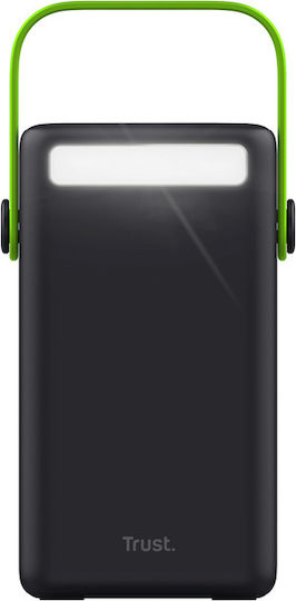 Trust Redoh XXL Baterie Externă 50000mAh 20W Cu 3 Porturi De Ieșire USB-A Și Port USB-C Power Delivery Încărcare Rapidă PPS Negru