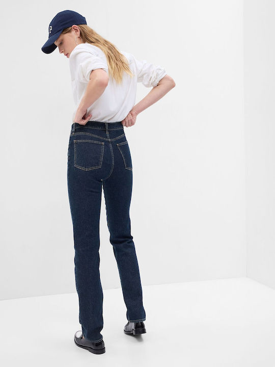 High Rise '90s Straight Jeans Dark Indigo