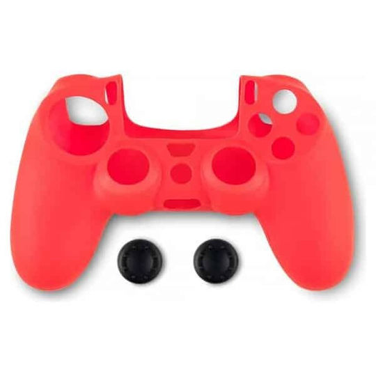 Spartan Gear Silicone PS5 Controller Protective Case Red