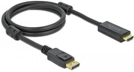 DeLock Cable DisplayPort male - HDMI male 1m Black (85955)