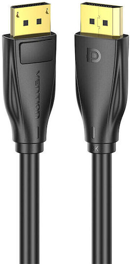 Vention Кабел DisplayPort мъжки - DisplayPort мъжки 1м Черен HCDBF