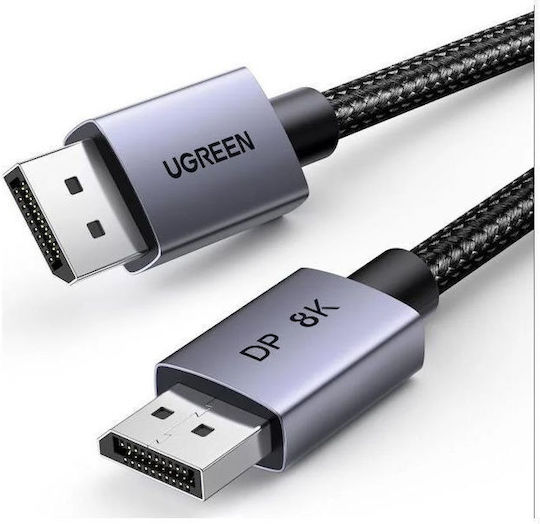 Ugreen Cable DisplayPort male - DisplayPort male 3m Μαύρο