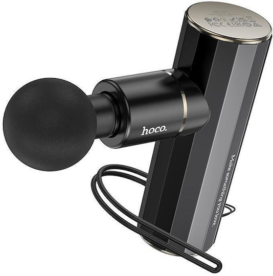 Hoco Gun Massage for the Body with Vibration Black